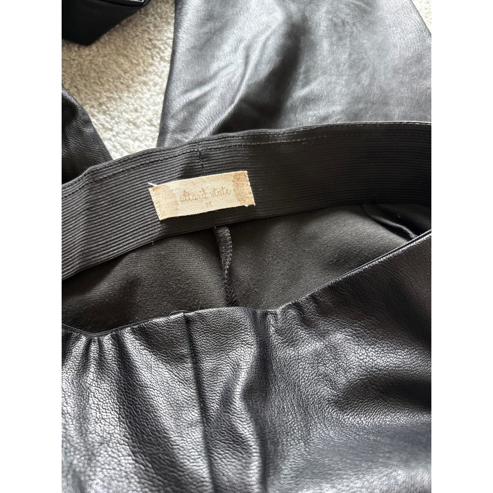 Altar'd State Black Faux Leather High Waisted Leggings‎ Slim Fit Women M 29x28 - Picture 5 of 6